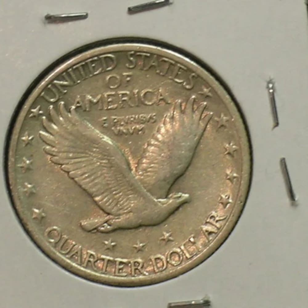 1927 Sharp Standing Liberty Quarter - Early Date Coin - -- over 90 years old (AD7)